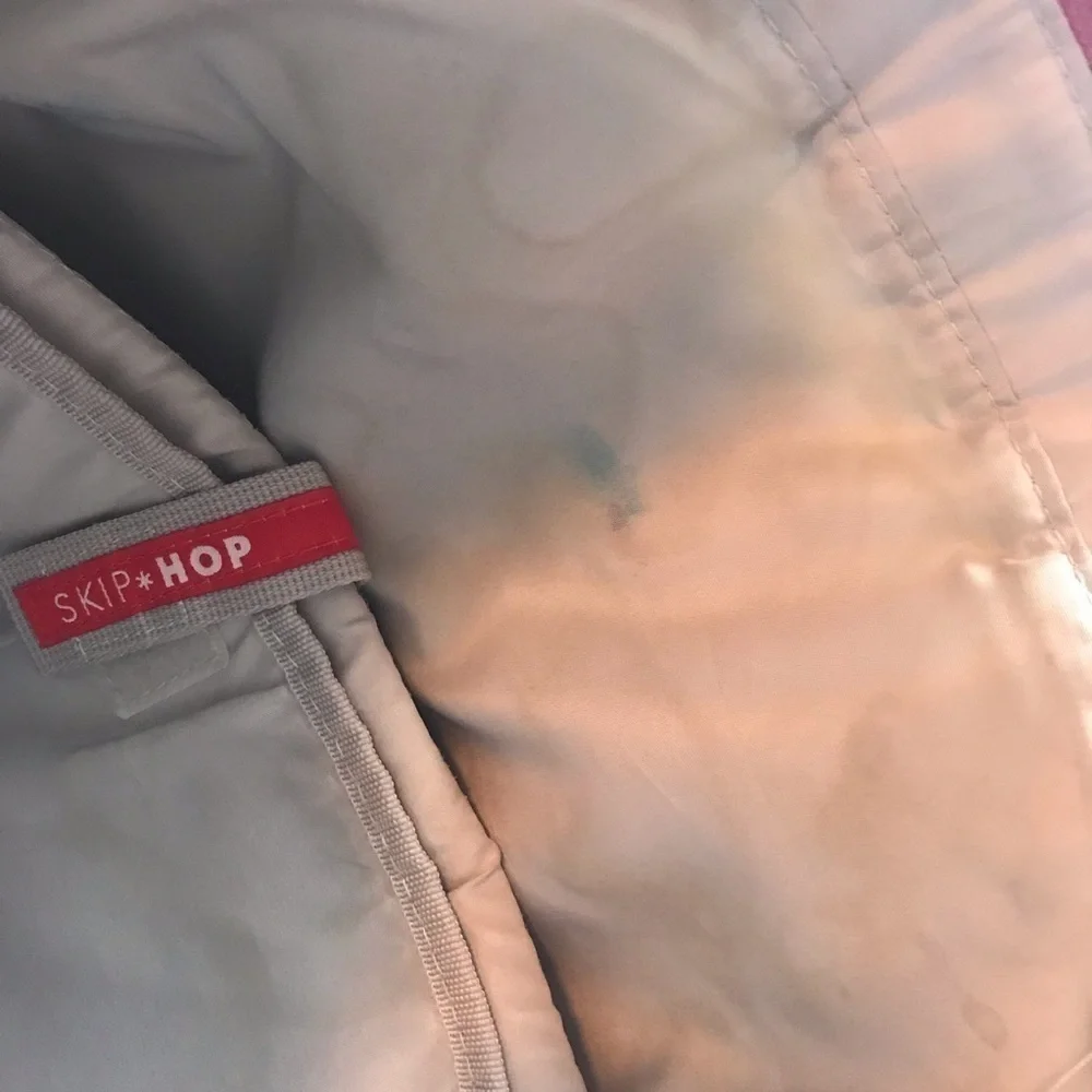 Skip Hop striped diaper bag